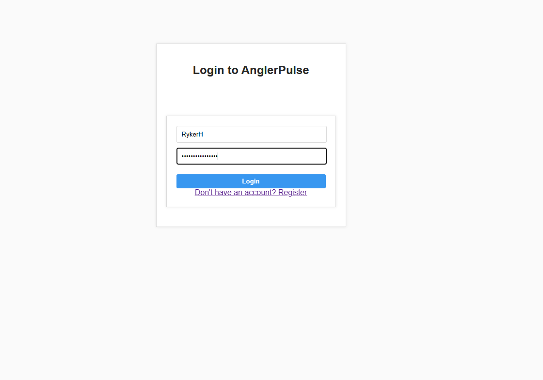 Angler Pulse: Sign In